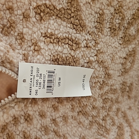 American Eagle Women's 1/4 zip sherpa pullover size medium New - Picture 4 of 6